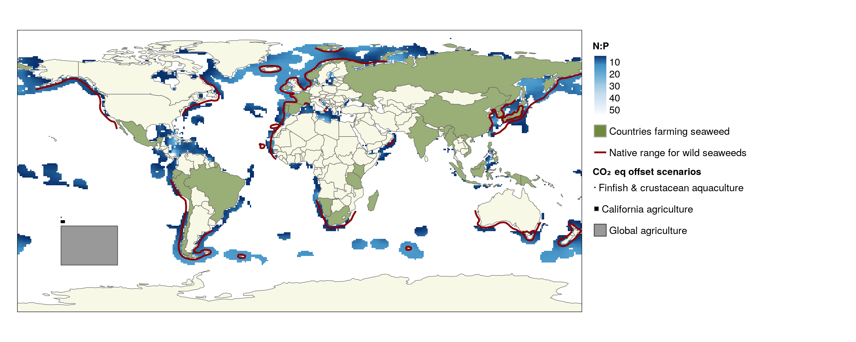 Blue Growth Potential to Mitigate Climate Change through Seaweed